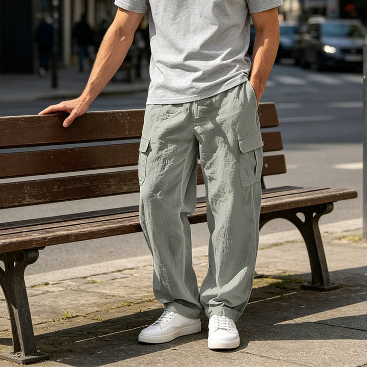 David | Pantalón cargo de verano versátil