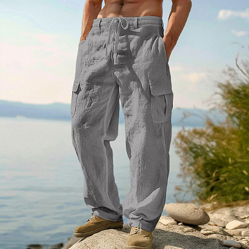 David | Pantalón cargo de verano versátil
