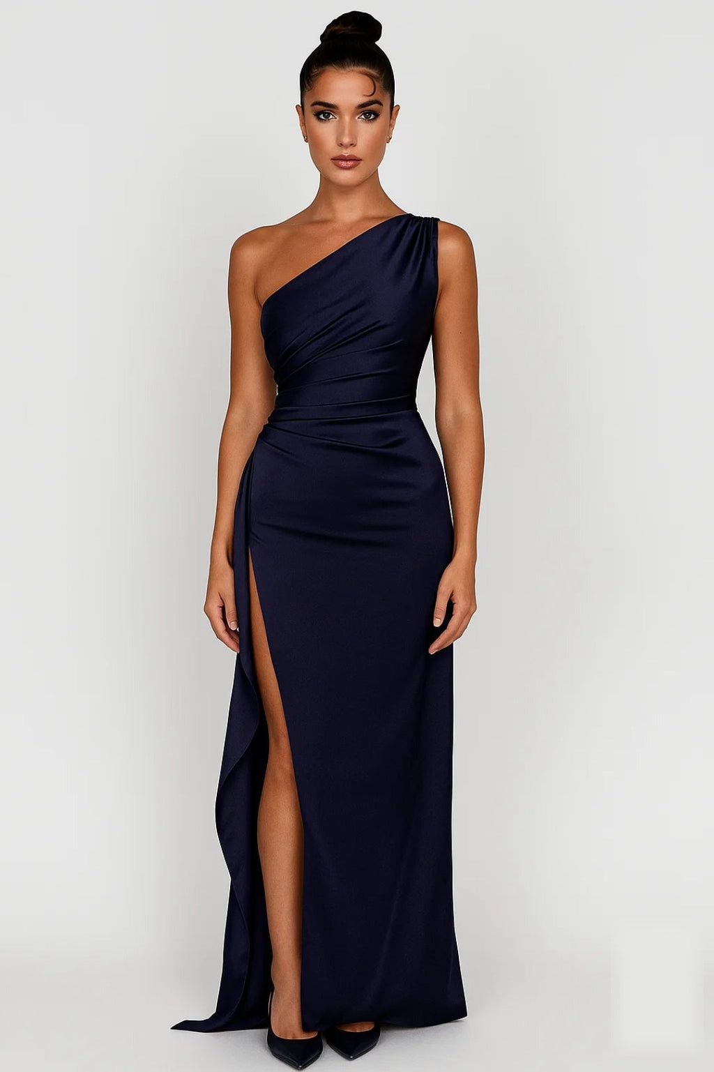 Valentina | Vestido maxi con abertura alta