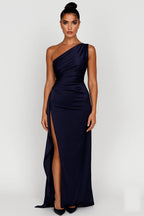 Valentina | Vestido maxi con abertura alta