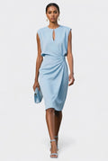 Elisa | Vestido midi con corsé y encaje