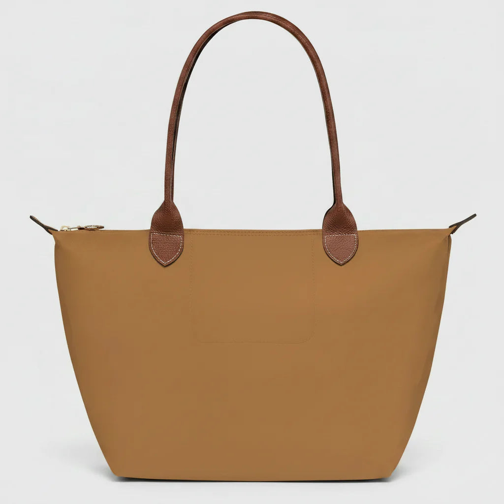 Mila | Bolso tote clásico con detalles de piel
