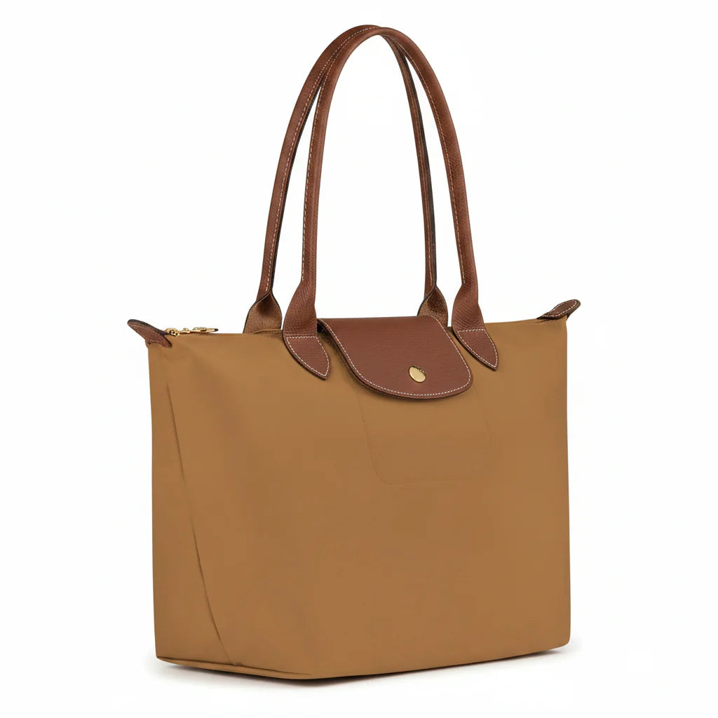 Mila | Bolso tote clásico con detalles de piel