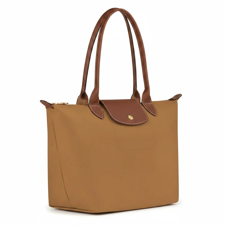 Mila | Bolso tote clásico con detalles de piel