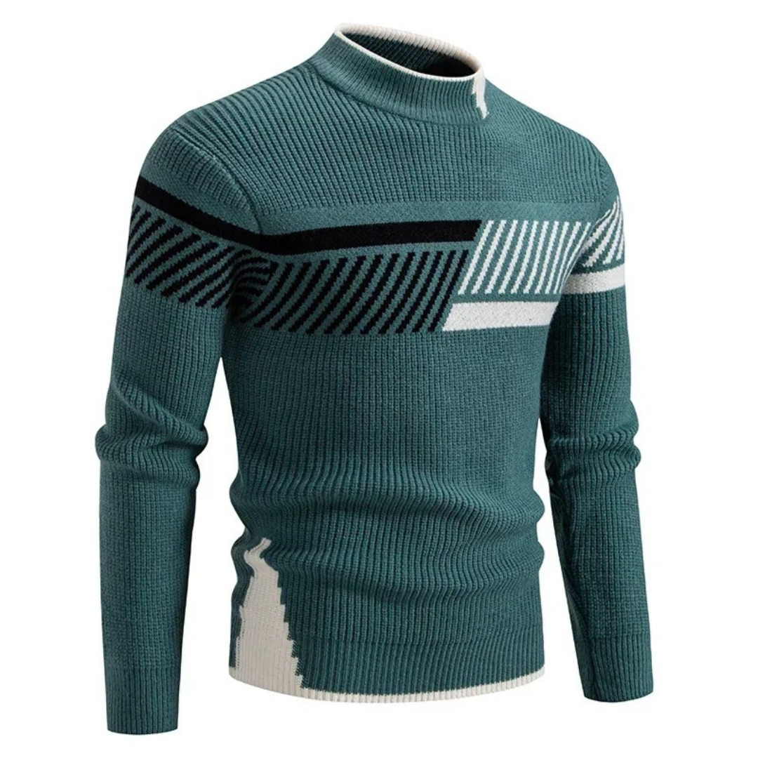 Jeremías | Jersey de punto con dibujo geométrico