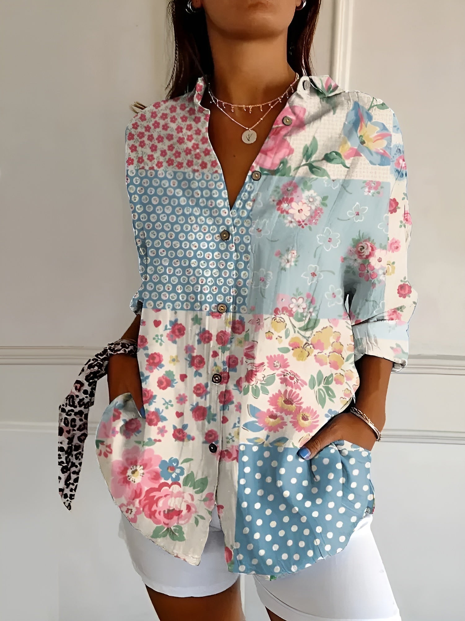 Zoraida | Blusa vintage de estampados florales