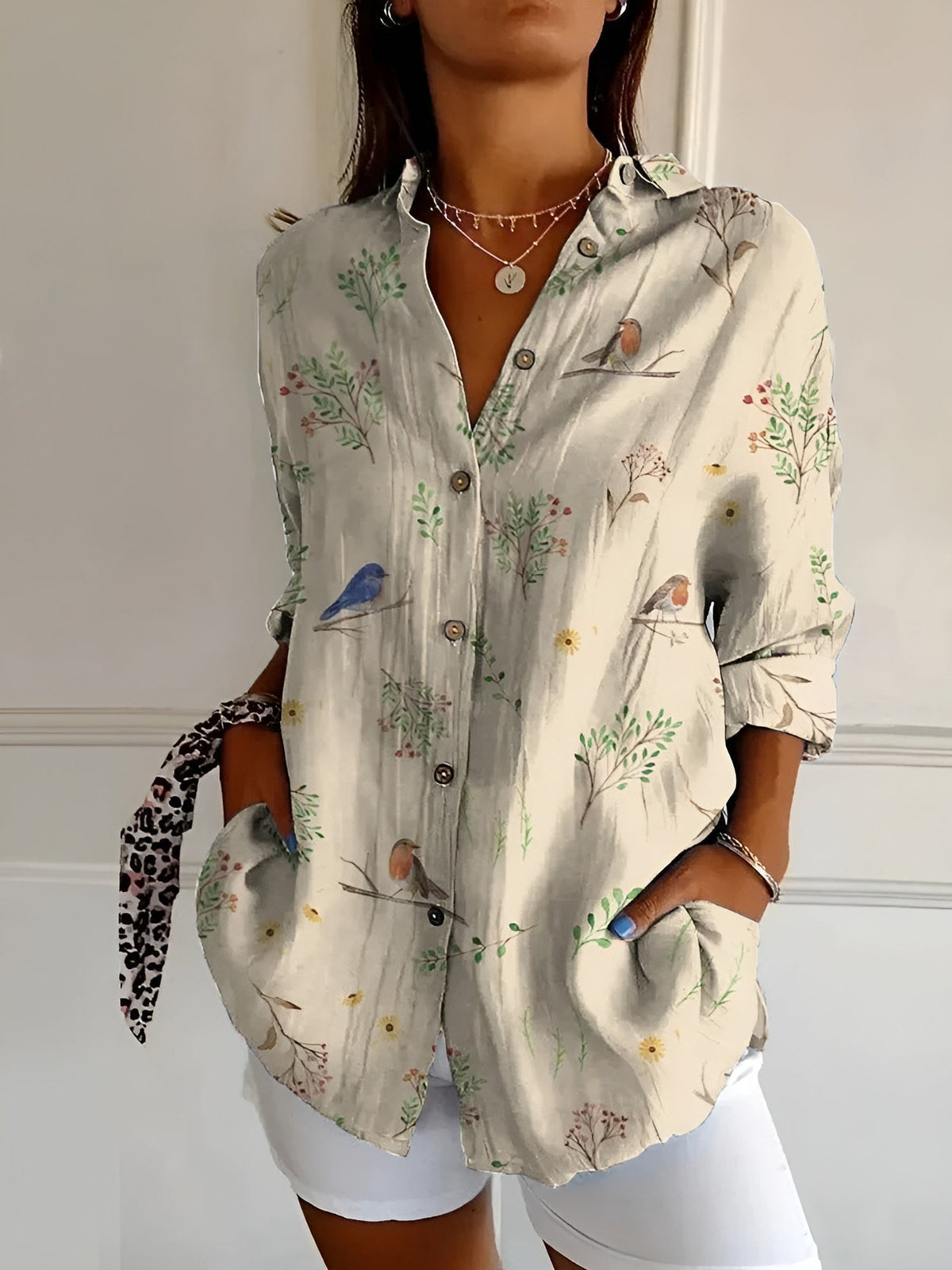 Zoraida | Blusa vintage de estampados florales