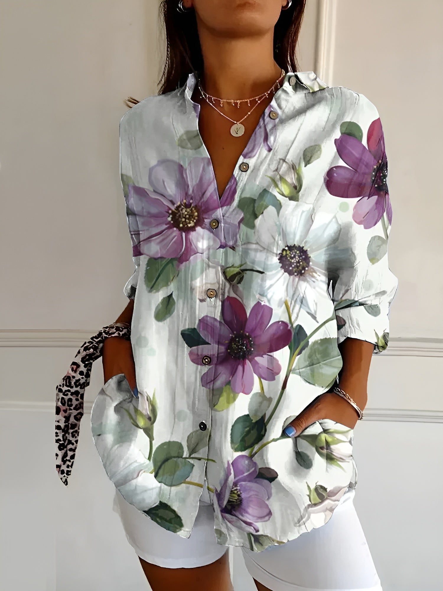 Zoraida | Blusa vintage de estampados florales