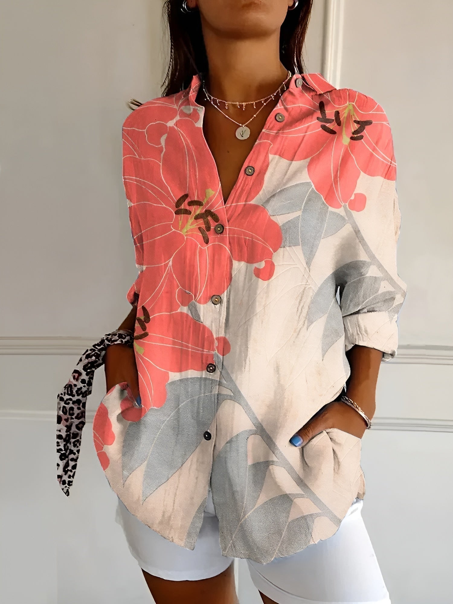 Zoraida | Blusa vintage de estampados florales