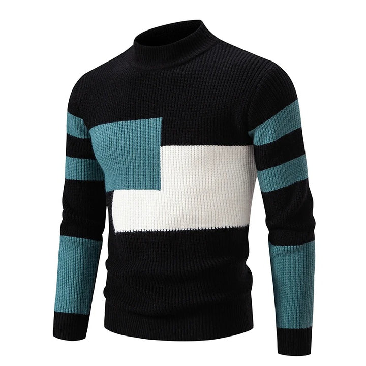 Isaac | Jersey de punto con bloques de color