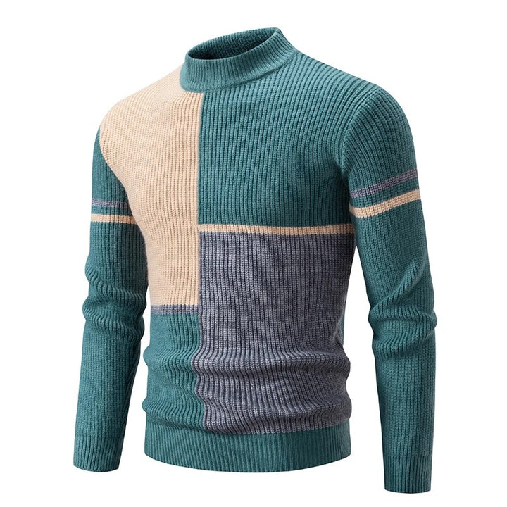 Isaac | Jersey de punto con bloques de color