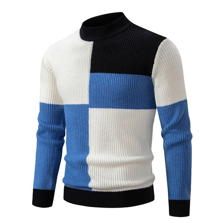 Isaac | Jersey de punto con bloques de color