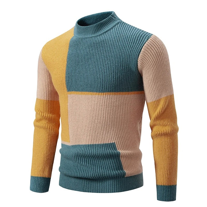 Isaac | Jersey de punto con bloques de color