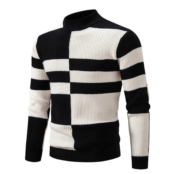 Isaac | Jersey de punto con bloques de color