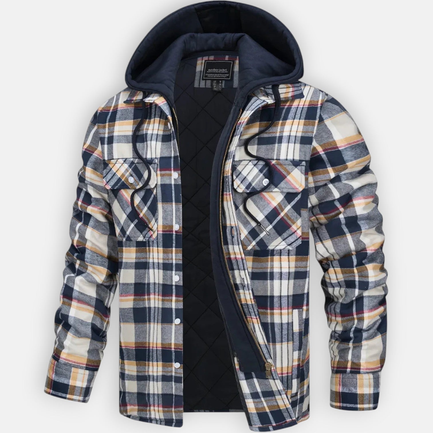Blas | Chaqueta cálida de cuadros
