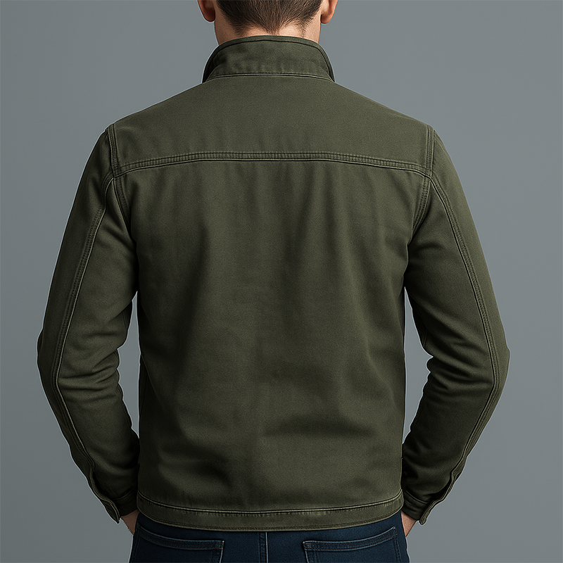 Tristán | Chaqueta vintage de algodón con cremallera