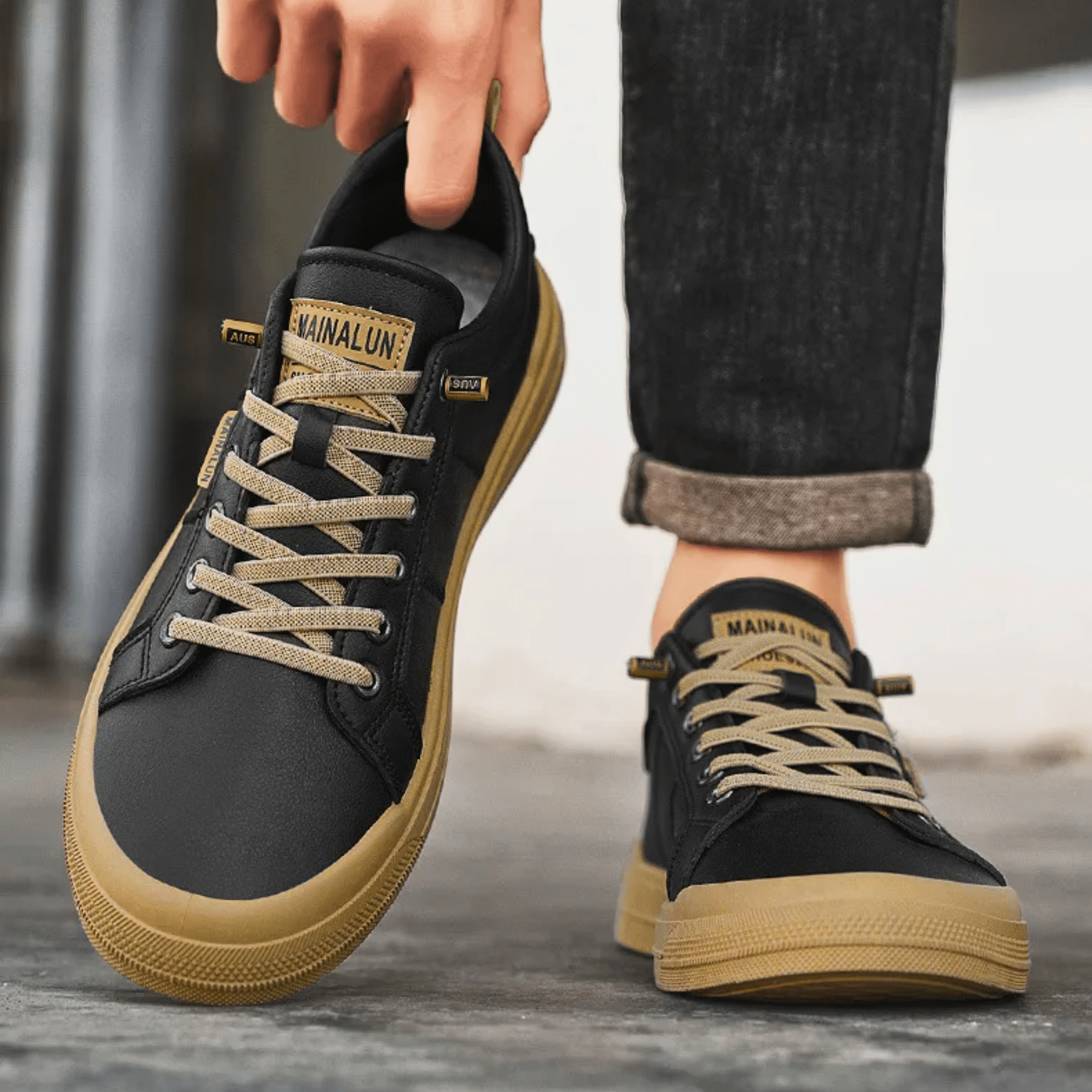 Fabricio | Zapatillas casual de línea limpia