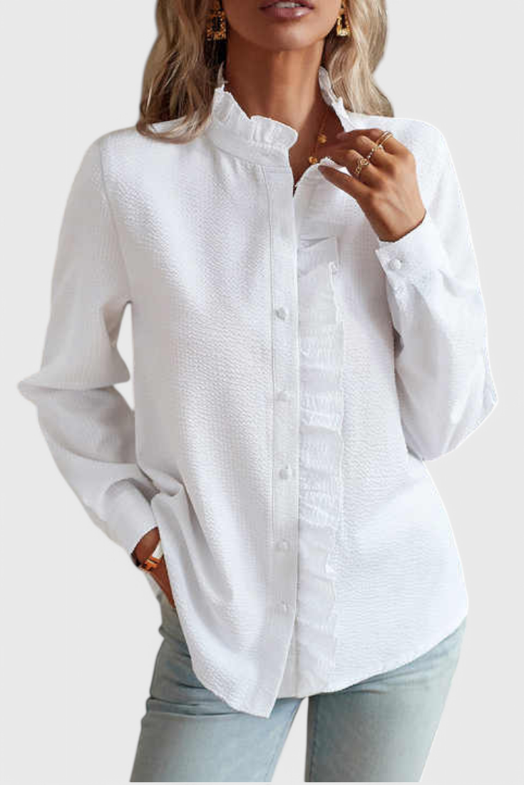 Estela | Blusa elegante con volantes