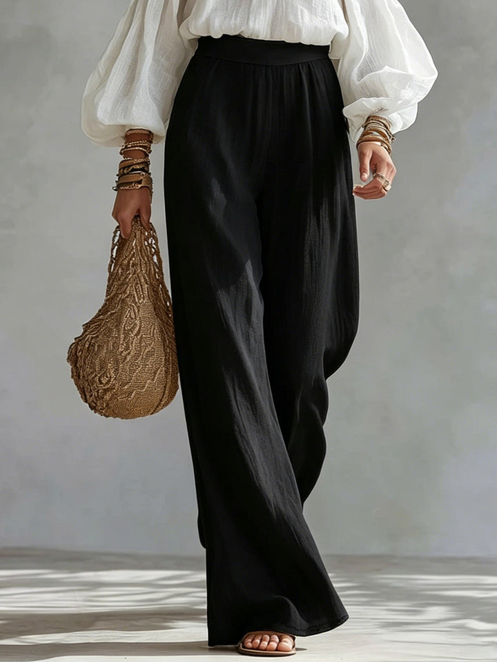 Gabriela - Conjunto blanco y negro - look completo