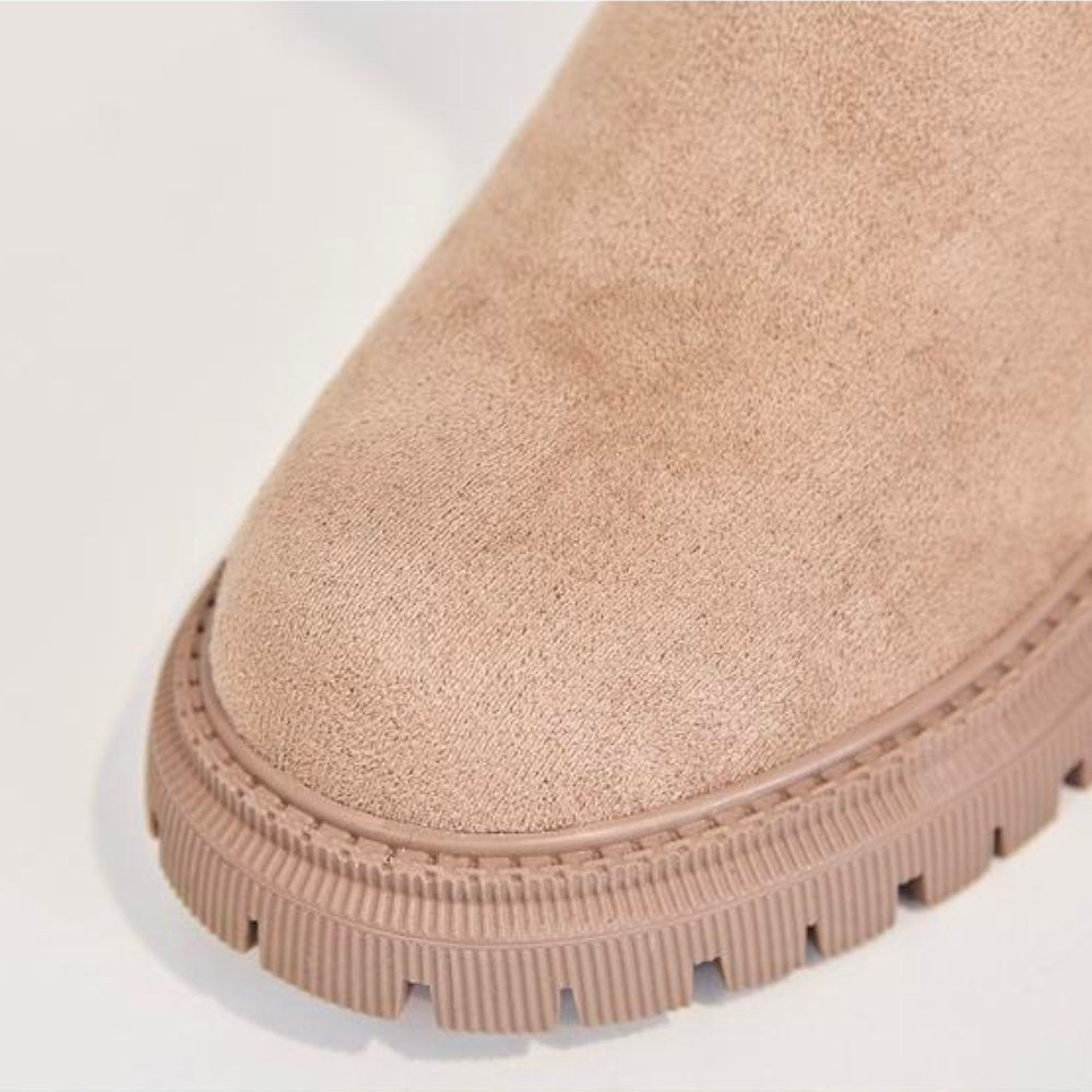 Lucila | Botas efecto ante con forro polar