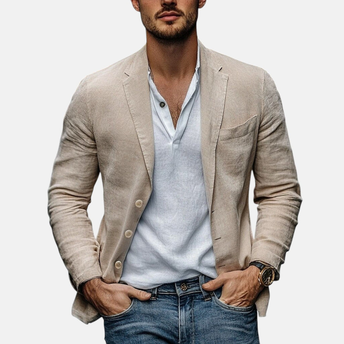 Guillermo | Blazer de verano en tejido ligero