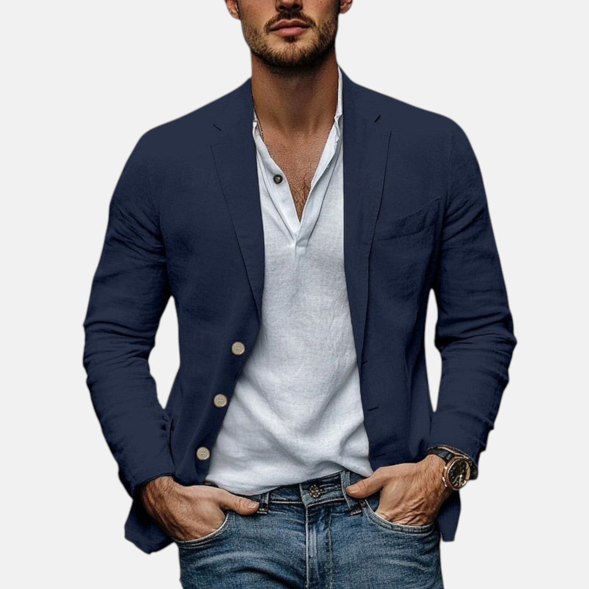 Guillermo | Blazer de verano en tejido ligero